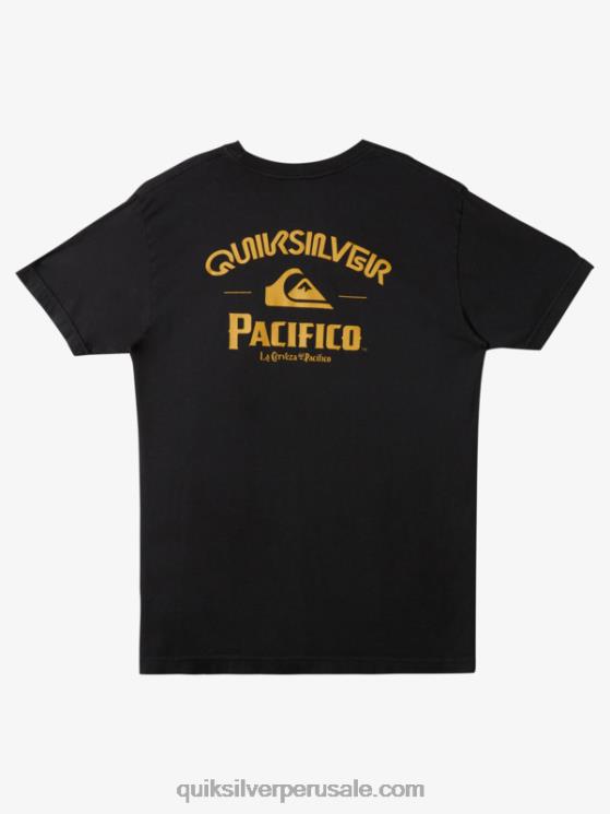 Quiksilver x Pacifico N8LNT8 hombres pista camiseta de tirador recto
