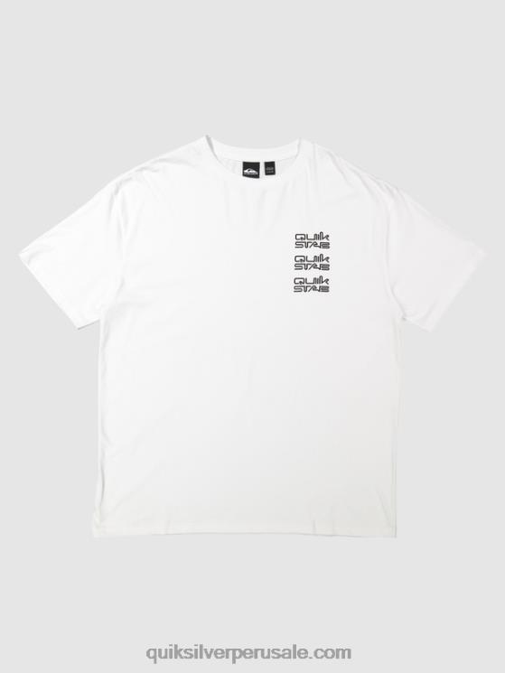 Quiksilver x Stab N8LNT1668 hombres blanco camiseta