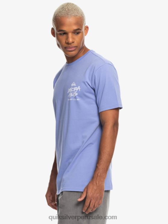 Quiksilver x Stranger N8LNT1838 hombres jacarandá cosas lenora camiseta