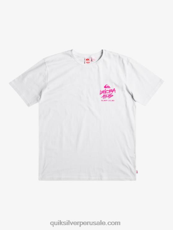 Quiksilver x Stranger N8LNT1839 hombres blanco cosas lenora camiseta