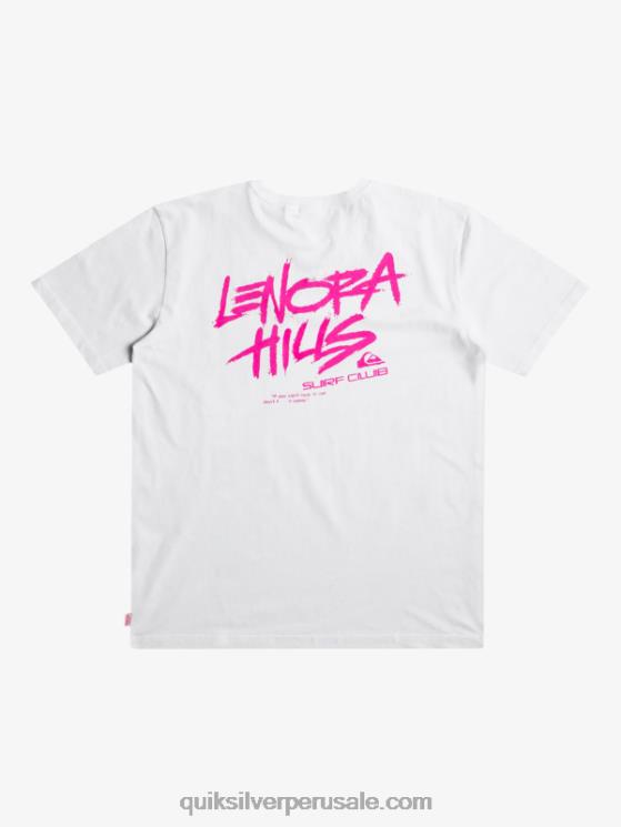 Quiksilver x Stranger N8LNT1839 hombres blanco cosas lenora camiseta