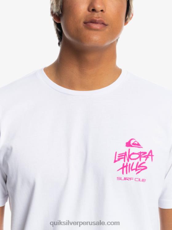 Quiksilver x Stranger N8LNT1839 hombres blanco cosas lenora camiseta