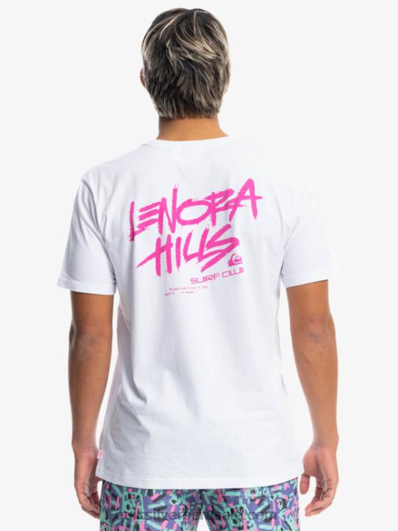 Quiksilver x Stranger N8LNT1839 hombres blanco cosas lenora camiseta