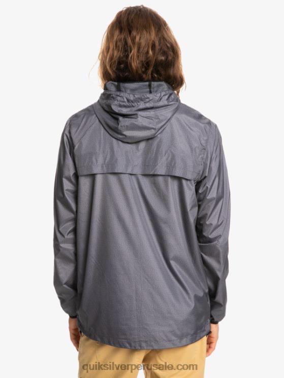 Quiksilver N8LNT1011 hombres brezo gris oscuro chaqueta cortavientos todos los días