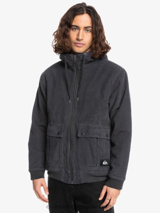 Quiksilver N8LNT1558 hombres pista chamarra de pana con tres largueros