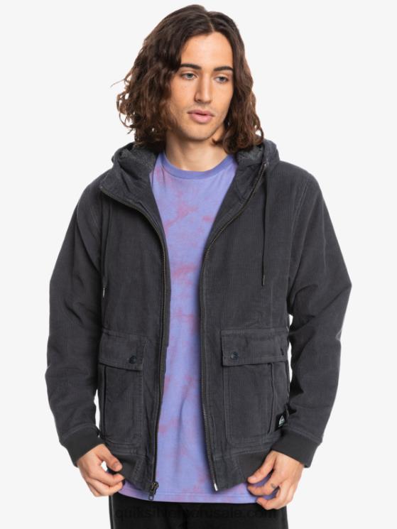 Quiksilver N8LNT1558 hombres pista chamarra de pana con tres largueros