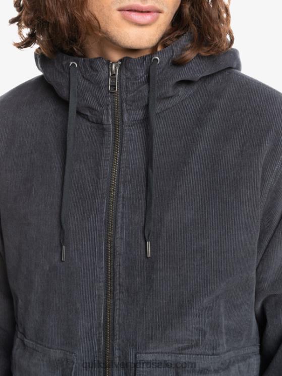 Quiksilver N8LNT1558 hombres pista chamarra de pana con tres largueros