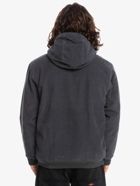 Quiksilver N8LNT1558 hombres pista chamarra de pana con tres largueros