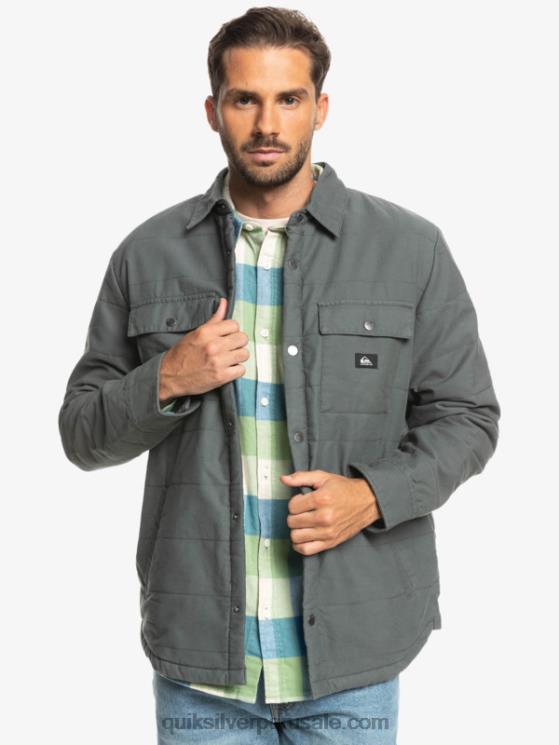 Quiksilver N8LNT1566 hombres puerta de Hierro chamarra de trabajo de lona downrail