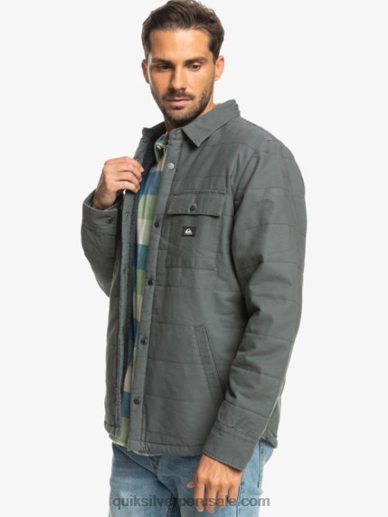 Quiksilver N8LNT1566 hombres puerta de Hierro chamarra de trabajo de lona downrail
