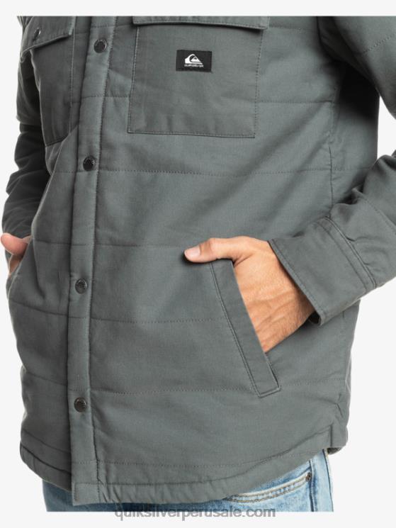 Quiksilver N8LNT1566 hombres puerta de Hierro chamarra de trabajo de lona downrail
