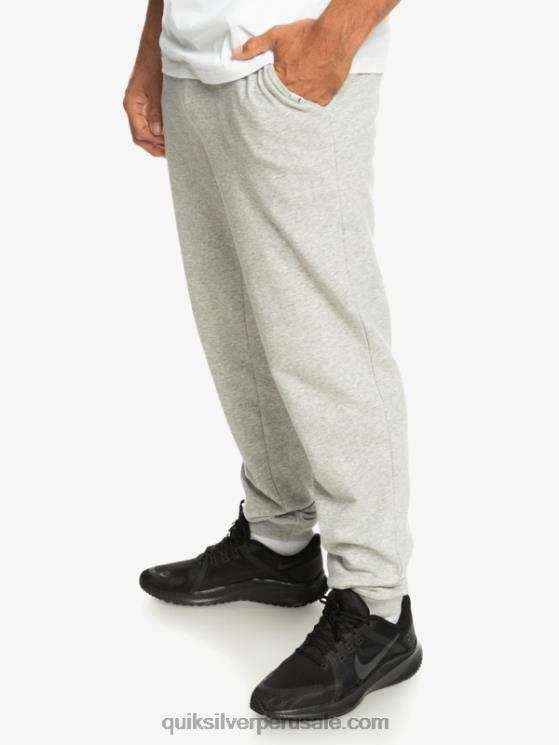 Quiksilver N8LNT1256 hombres brezo gris claro joggers básicos