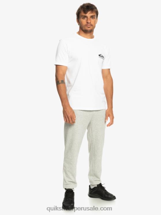 Quiksilver N8LNT1256 hombres brezo gris claro joggers básicos