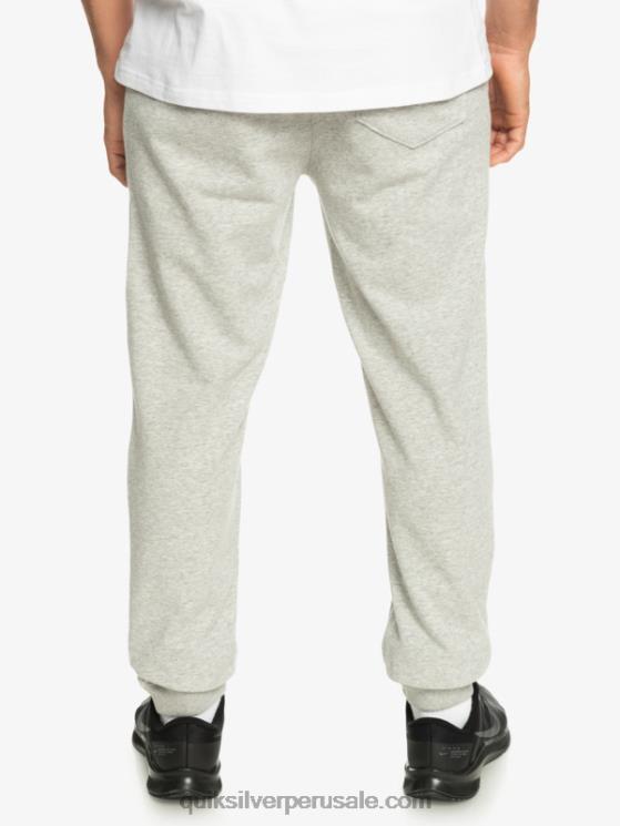 Quiksilver N8LNT1256 hombres brezo gris claro joggers básicos