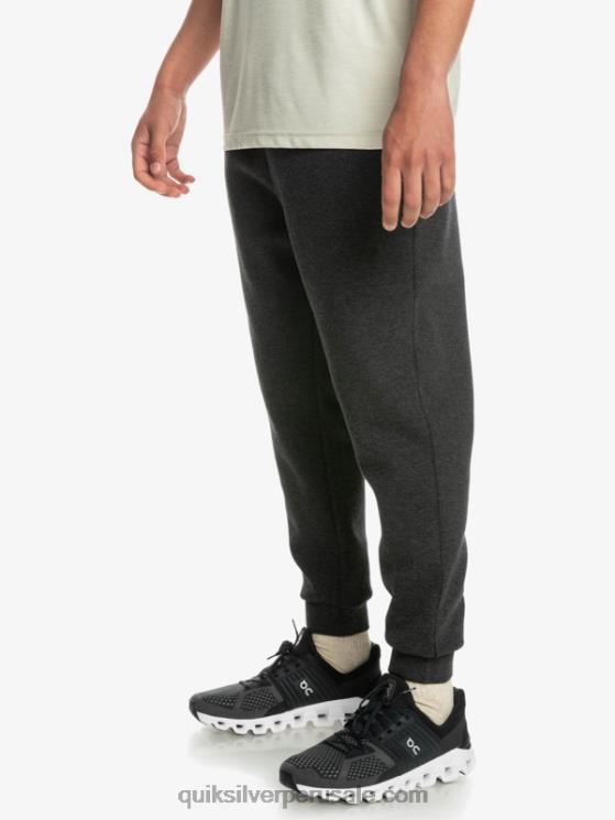 Quiksilver N8LNT1721 hombres brezo fantasma quítate los joggers de forro polar