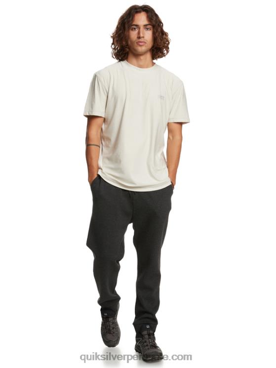 Quiksilver N8LNT1721 hombres brezo fantasma quítate los joggers de forro polar