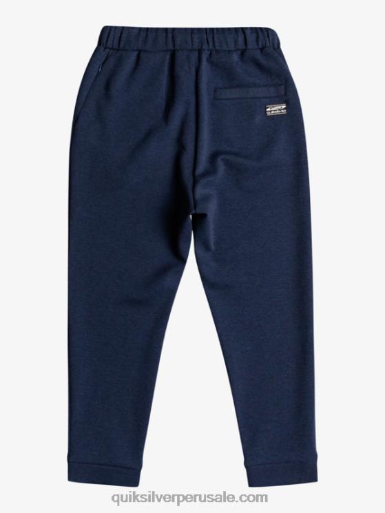 Quiksilver N8LNT1722 hombres insignia azul brezo quítate los joggers de forro polar