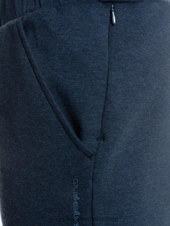 Quiksilver N8LNT1722 hombres insignia azul brezo quítate los joggers de forro polar