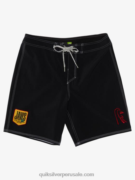 Quiksilver N8LNT1126 hombres negro surfsilk mandíbulas 19 boardshorts