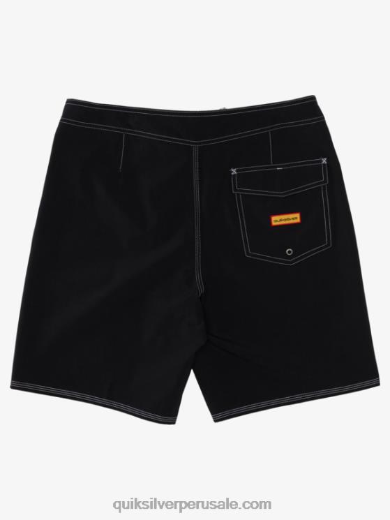 Quiksilver N8LNT1126 hombres negro surfsilk mandíbulas 19 boardshorts