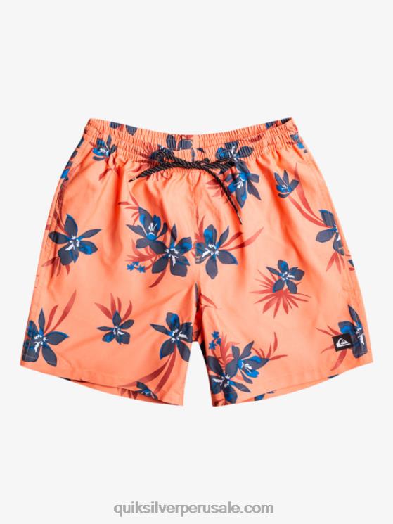 Quiksilver N8LNT1209 hombres salmón fresco mezcla todos los días 17 voleas