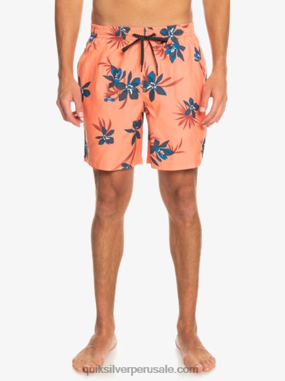 Quiksilver N8LNT1209 hombres salmón fresco mezcla todos los días 17 voleas