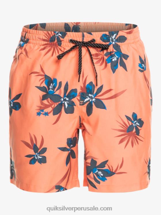 Quiksilver N8LNT1209 hombres salmón fresco mezcla todos los días 17 voleas