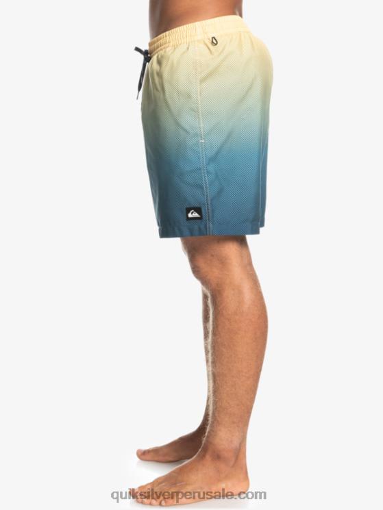 Quiksilver N8LNT1242 hombres desvanecimiento pop - sol del sahara pop todos los días se desvanecen 14 voleas
