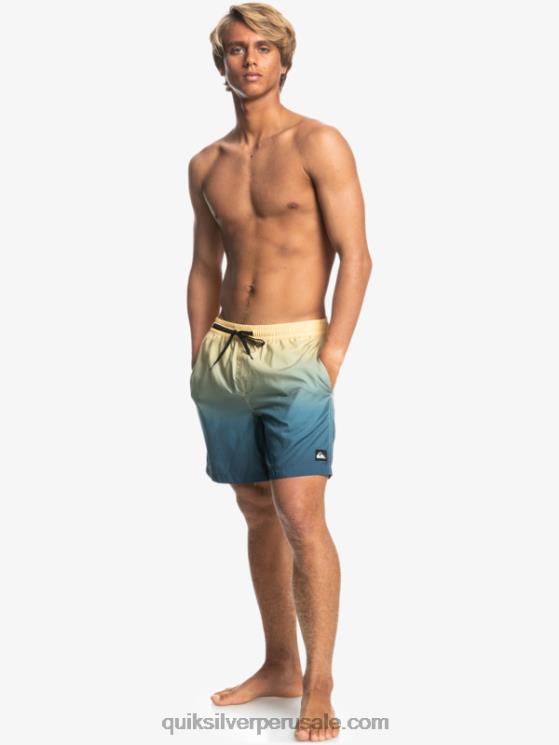 Quiksilver N8LNT1242 hombres desvanecimiento pop - sol del sahara pop todos los días se desvanecen 14 voleas