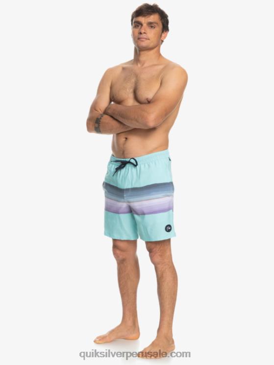 Quiksilver N8LNT1268 hombres Angel Azul tinte de resina uds 17 voleas