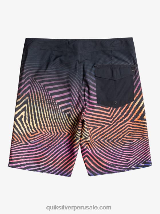 Quiksilver N8LNT1283 hombres pista shorts de playa de todos los días warp fade 20