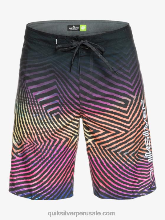 Quiksilver N8LNT1283 hombres pista shorts de playa de todos los días warp fade 20