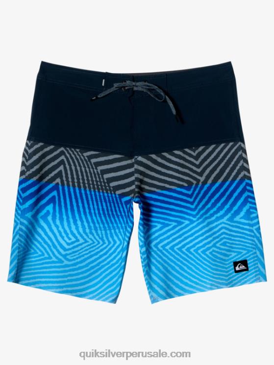 Quiksilver N8LNT128 hombres azul marino medianoche shorts de playa surfsilk panel 20