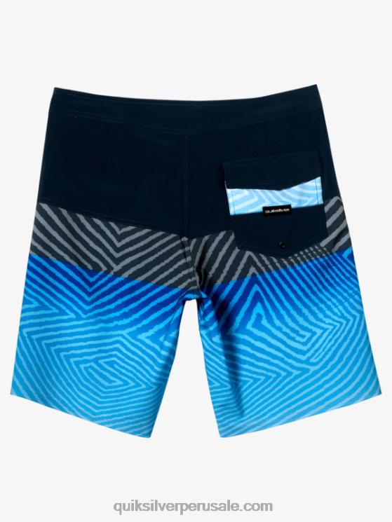 Quiksilver N8LNT128 hombres azul marino medianoche shorts de playa surfsilk panel 20