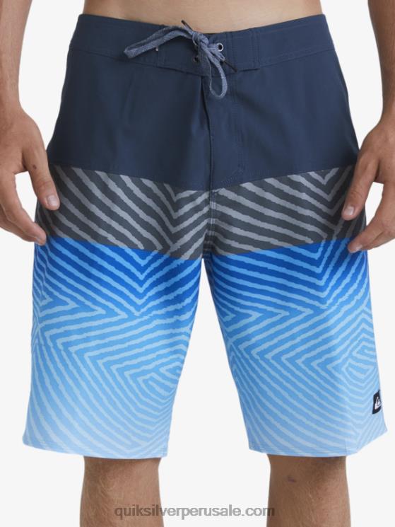 Quiksilver N8LNT128 hombres azul marino medianoche shorts de playa surfsilk panel 20