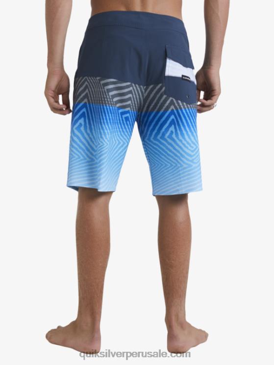 Quiksilver N8LNT128 hombres azul marino medianoche shorts de playa surfsilk panel 20