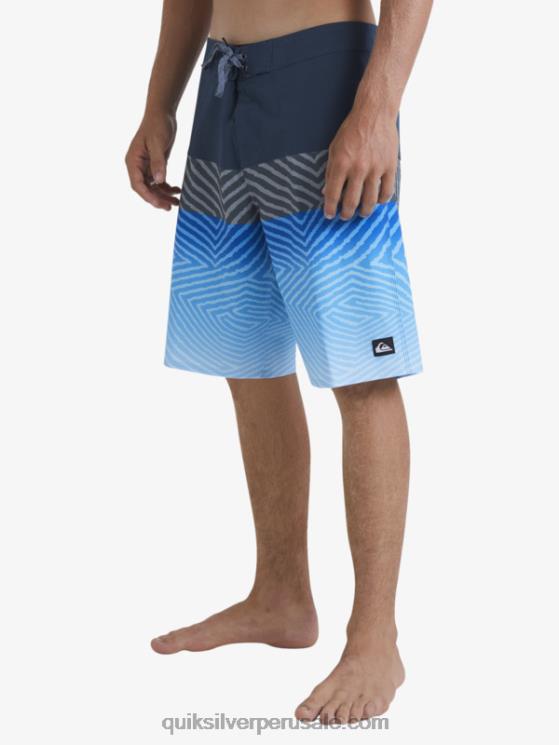 Quiksilver N8LNT128 hombres azul marino medianoche shorts de playa surfsilk panel 20