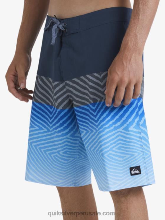 Quiksilver N8LNT128 hombres azul marino medianoche shorts de playa surfsilk panel 20