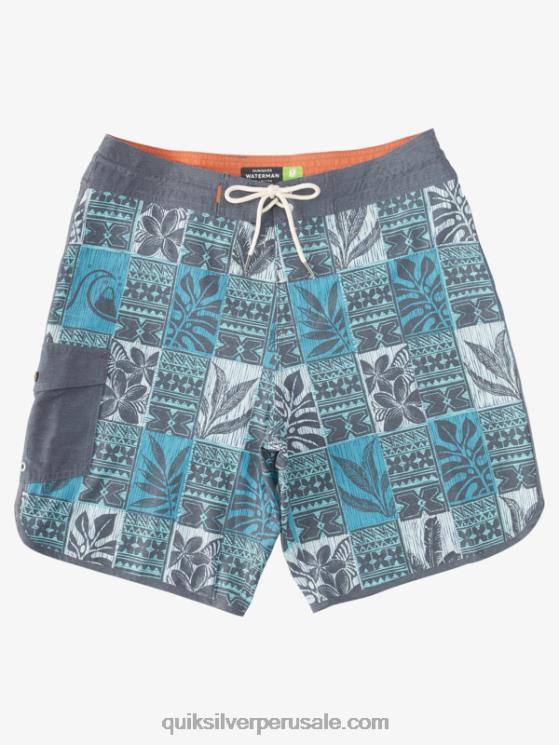 Quiksilver N8LNT1299 hombres capri brisa hoja bs shorts de playa waterman leaf boxes scallop 20