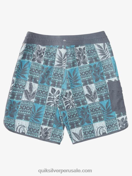 Quiksilver N8LNT1299 hombres capri brisa hoja bs shorts de playa waterman leaf boxes scallop 20