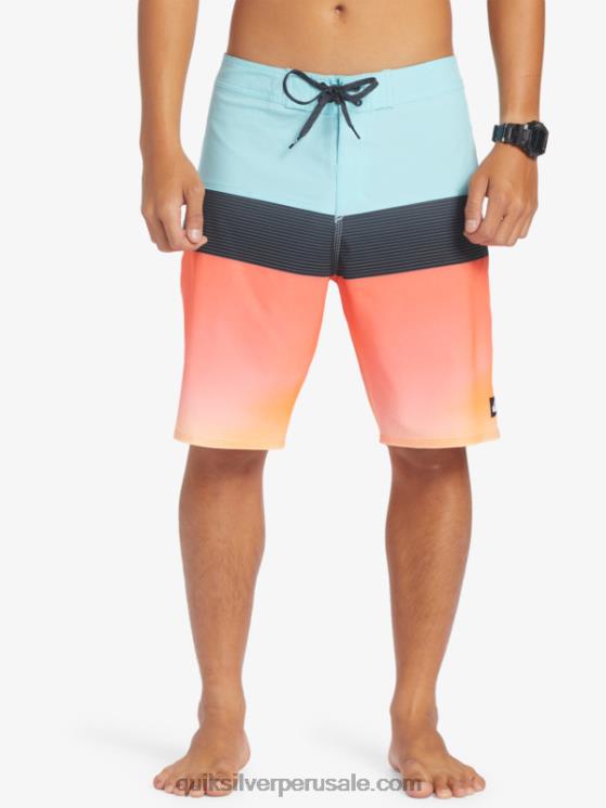 Quiksilver N8LNT129 hombres Angel Azul shorts de playa surfsilk panel 20