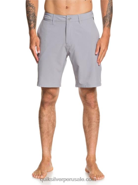 Quiksilver N8LNT1319 hombres aguanieve shorts híbridos union anfibio 20