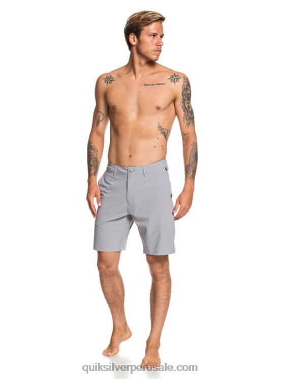 Quiksilver N8LNT1319 hombres aguanieve shorts híbridos union anfibio 20