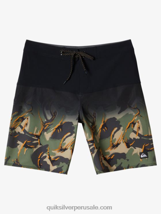 Quiksilver N8LNT131 hombres negro shorts de playa surfsilk panel 20