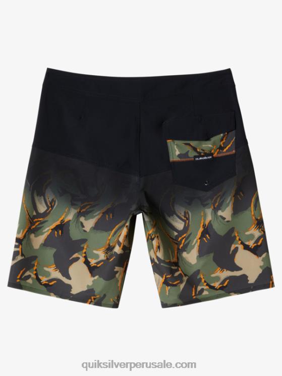 Quiksilver N8LNT131 hombres negro shorts de playa surfsilk panel 20