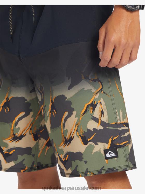 Quiksilver N8LNT131 hombres negro shorts de playa surfsilk panel 20