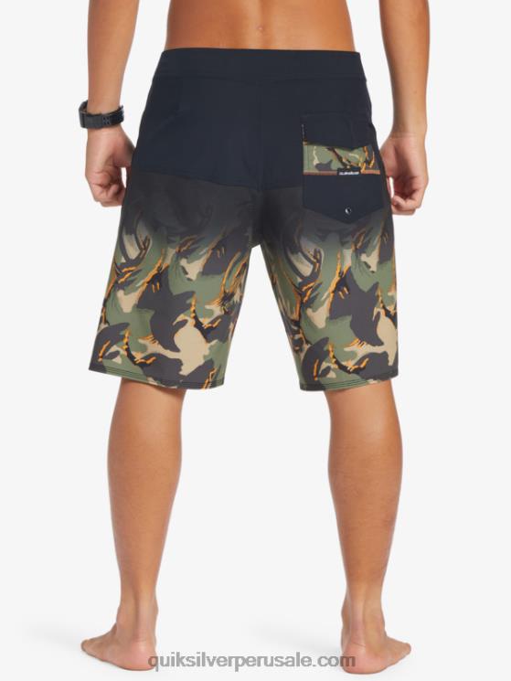 Quiksilver N8LNT131 hombres negro shorts de playa surfsilk panel 20
