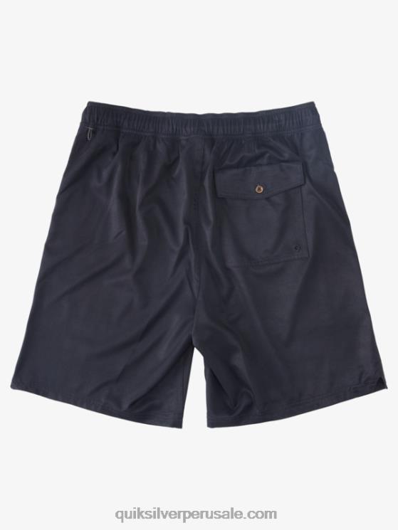 Quiksilver N8LNT1324 hombres negro shorts de playa waterman scout con cremallera anfibio 20