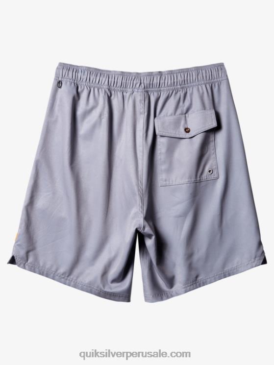 Quiksilver N8LNT1326 hombres piel de tiburon shorts de playa waterman scout con cremallera anfibio 20