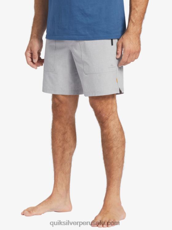 Quiksilver N8LNT1326 hombres piel de tiburon shorts de playa waterman scout con cremallera anfibio 20